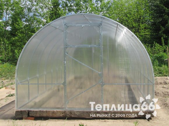 Теплица Рада Макси из поликарбоната, ширина 3 м